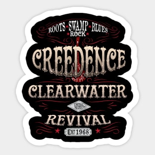 Creedence Clearwater Revival Swamp Rock Sticker